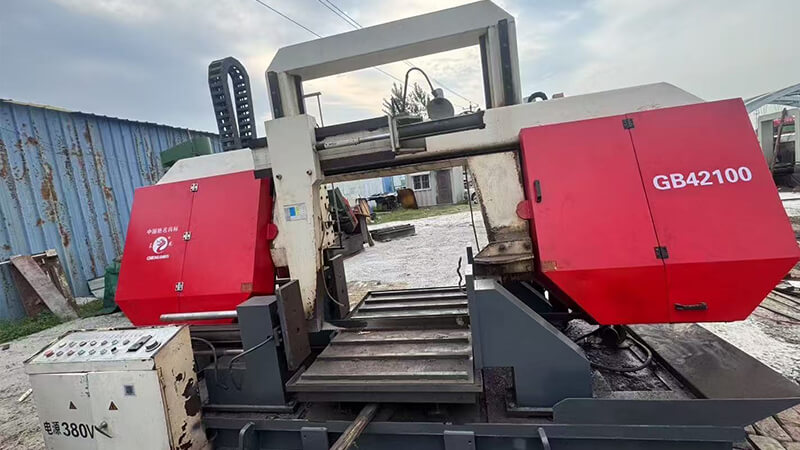 Second hand band sawing machine GB42100 - Image 3